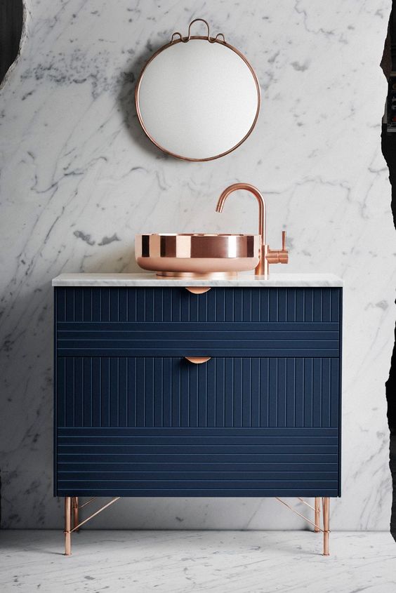 decorating with copper fixtures 