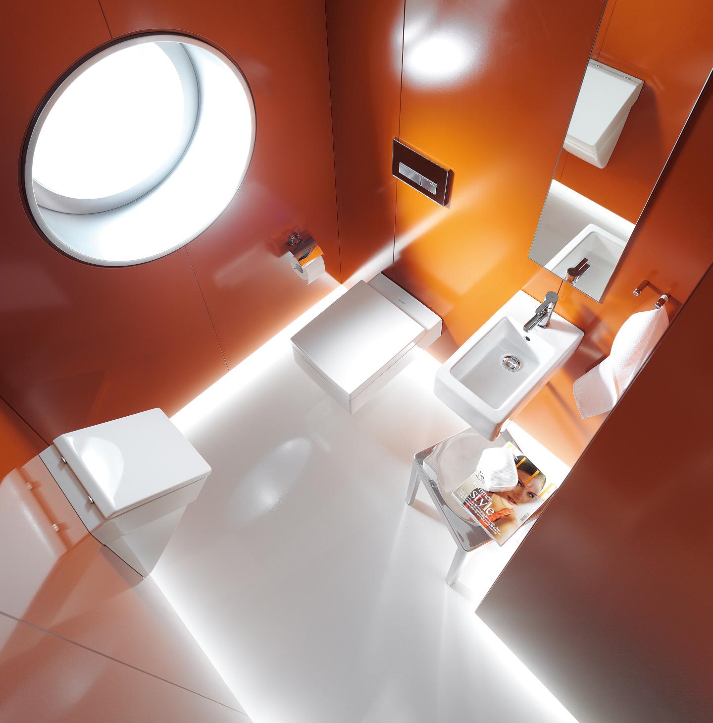 duravit, 2020 kitchen trends, orange