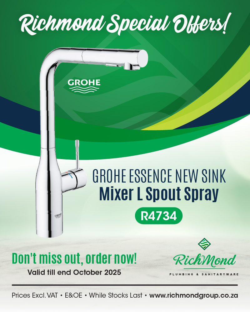 Grohe Essence New Sink Mixer L Spout Spray