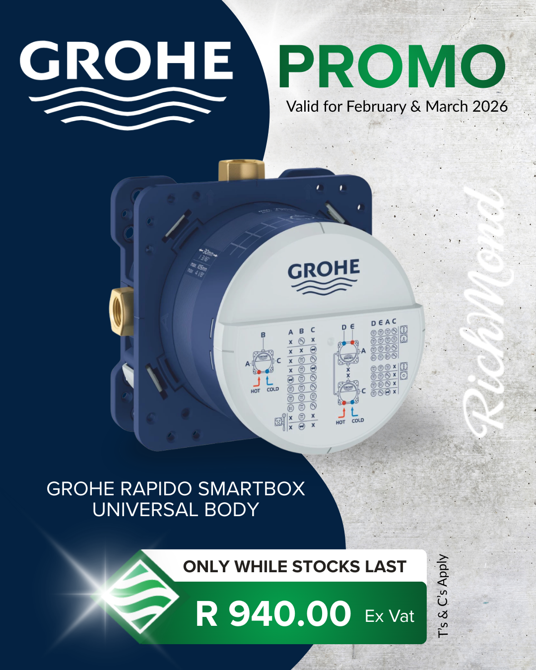 Richmond Group | GROHE Rapido Smartbox Universal Body