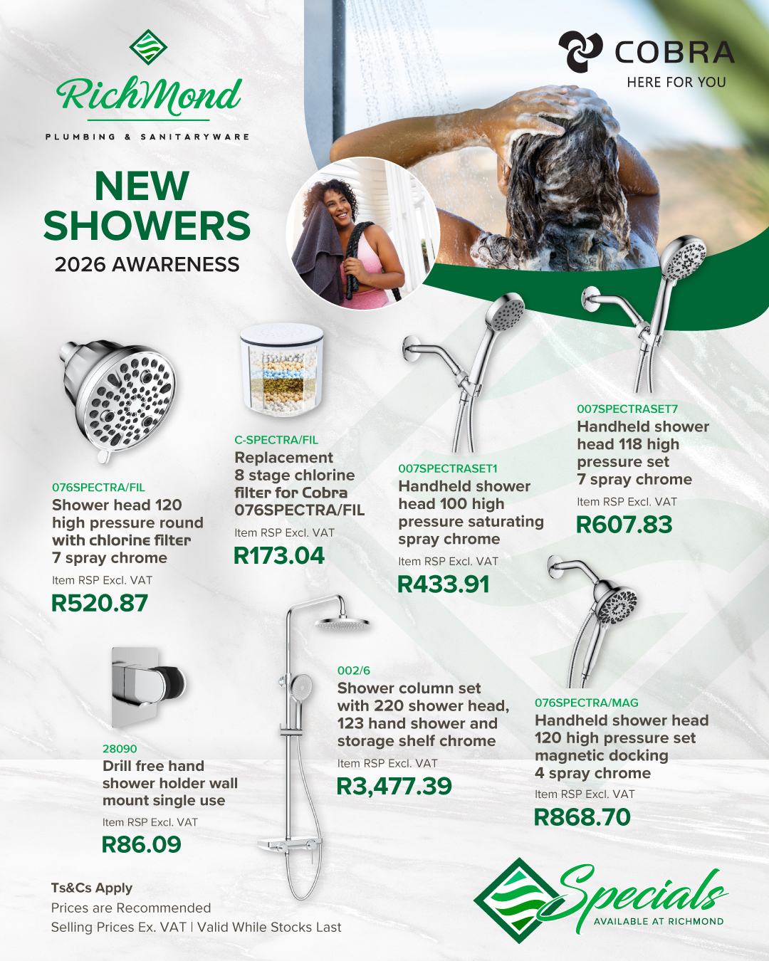 Richmond Group | Cobra Showers
