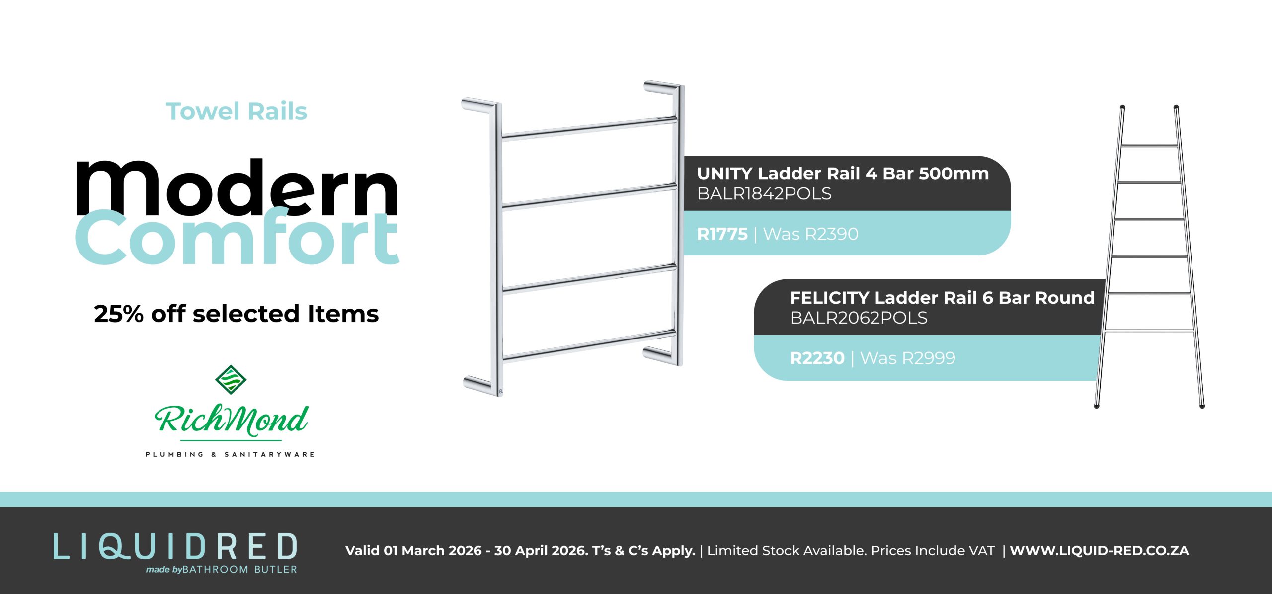 Richmond Group Ladder Rails