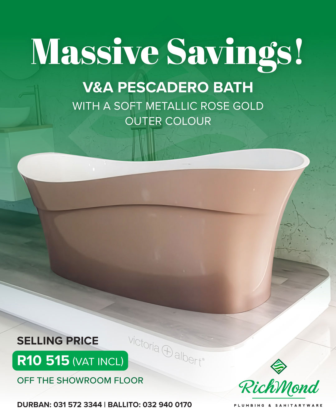 Richmond Group | Cobra Promotion | Seine Round Raised Basin Mixer