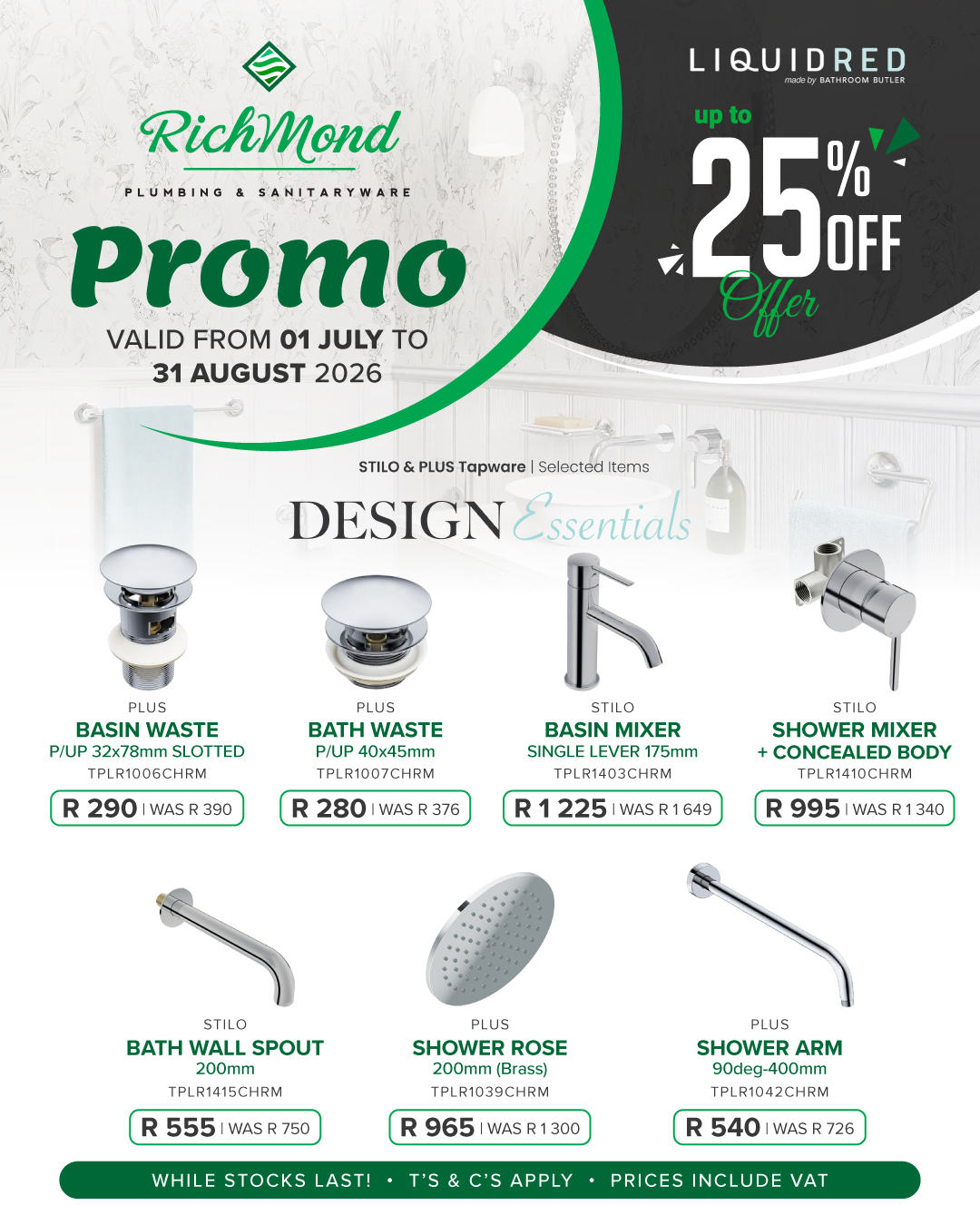 Richmond Group | July to August Specials
