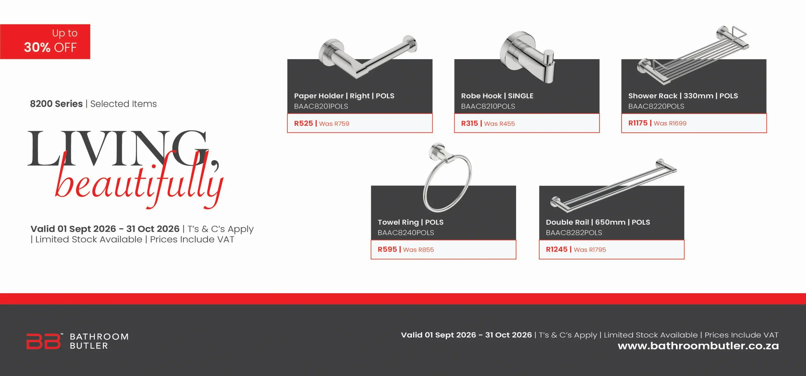 Richmond 8200 Series [Sept-Oct] Promo Bathroom Butler